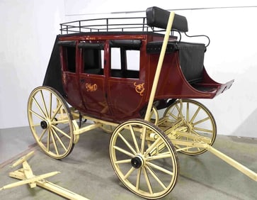 Custom made Wells Fargo stagecoach