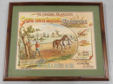 Kalamazoo Harrows, Cultivators & Seeders litho