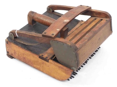 Small wooden cranberry scoop