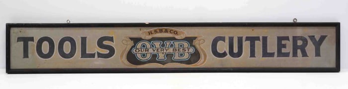 OVB Tools and Cutlery sign