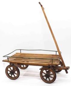 Unusual child's pull-type wagon