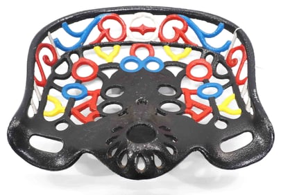 Plain fancy cast iron seat