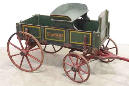 Studebaker wooden goat wagon