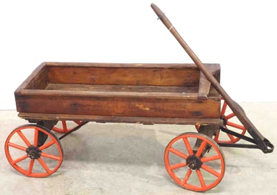 Badger Coaster child's wooden wagon
