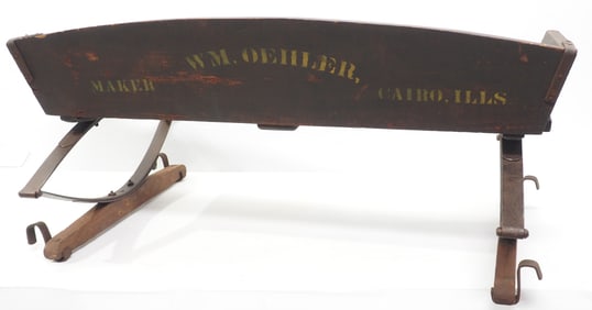 Shultz & Campbell box wagon seat