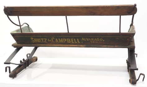 WM. Oehler box wagon seat