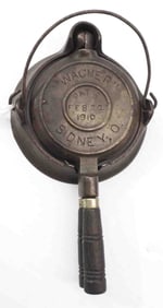 Miniature Wagner cast iron waffle iron