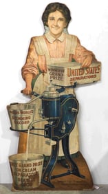 United States Separators stand-up display