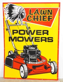 Lawn Chief Power Mowers sign