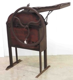 John Deere hand-crank, floor model corn sheller