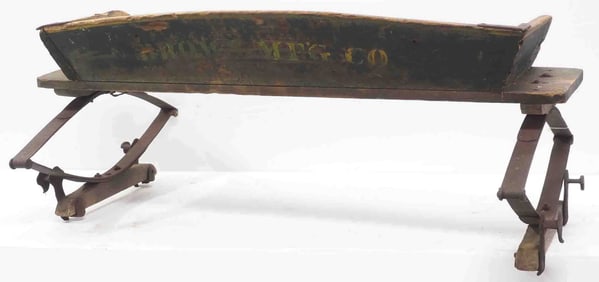 Brown Mfg. Co. box wagon seat
