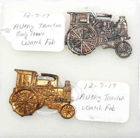 (2) Avery tractor watch fobs