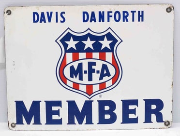 M-F-A Member, Davis Danforth sign