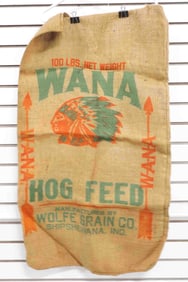 Wana Feed Hog Feed burlap bag