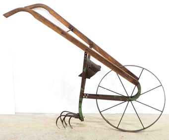Blue Grass push-type garden cultivator