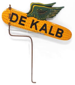 DeKalb fence spinner sign with holder