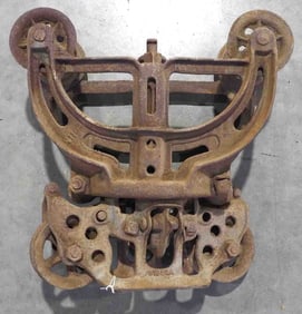 HHF Harvester 4" steel track hay trolley