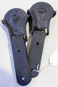 Pair of Myers Stayon barn door rollers