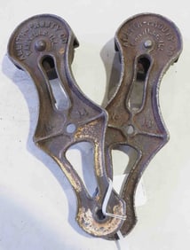 Pair of Allith No.14 barn door rollers