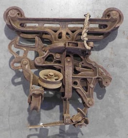 HHF 4-wheel steel track hay sling