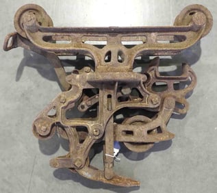 HHF 4-wheel steel track hay sling