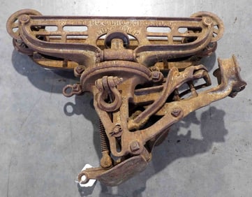 Myers Sure Grip steel track hay trolley