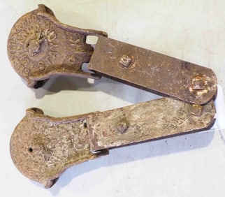 Pair of Myers Stayon barn door rollers