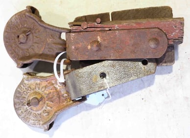 Pair of Myers Stayon barn door rollers
