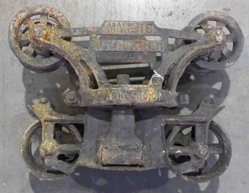 Myers 4" Unloader steel track hay trolley