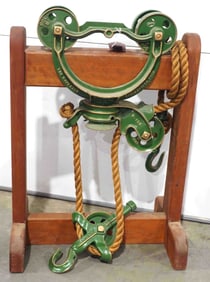 Superior Halls Reversible wood beam hay trolley