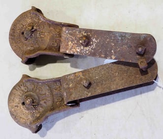 Pair of Myers Stayon barn door rollers