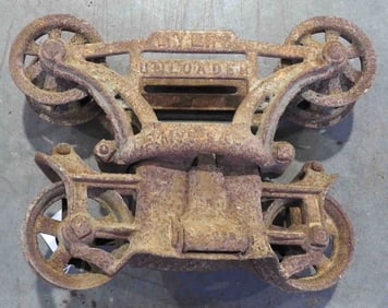 Myers 4" OK Unloader steel track hay trolley