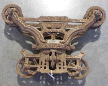 Myers Cloverleaf 4" steel track hay trolley