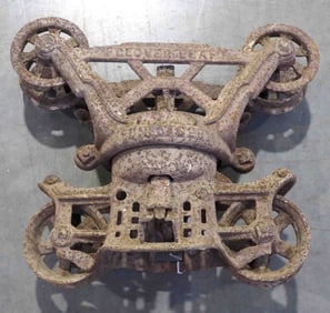 Myers 4" Cloverleaf steel track hay trolley