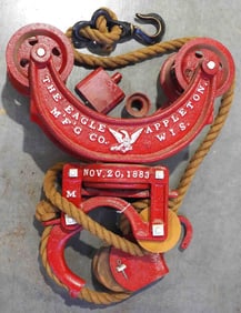 The Eagle hay trolley, marked Appleton