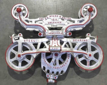 Myers OK Unloader Adjustable 7" hay trolley