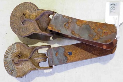 Pair of Sure Grip barn door rollers