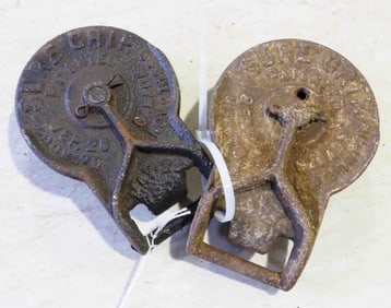 Pair of Sure Grip barn door rollers