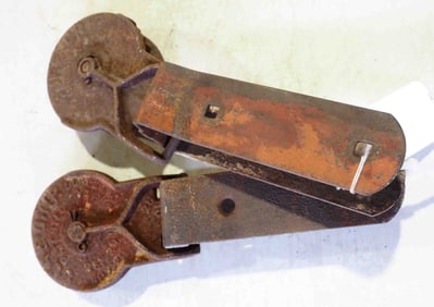 Pair of Sure Grip barn door rollers