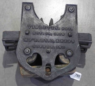 Violetts hay trolley with 1870 patent