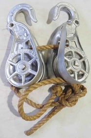 Set of Myers sling pulleys