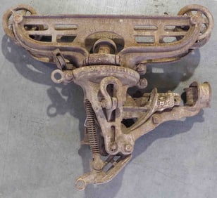 Myers Sure Grip steel track hay trolley