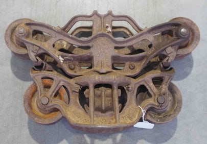 Stowell 4" steel track hay trolley