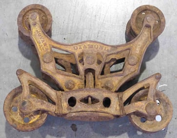 Whitman & Barnes 4" Diamond hay trolley