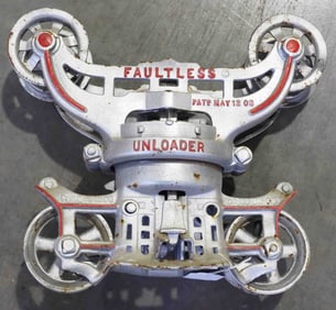 Myers Faultless 4" steel track hay trolley