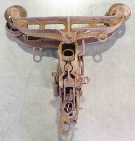 HHF 4-wheel Cross Draft hay trolley