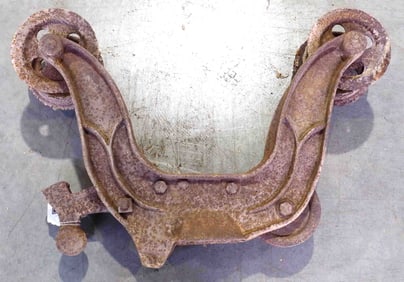 Church One-Way wood beam hay trolley