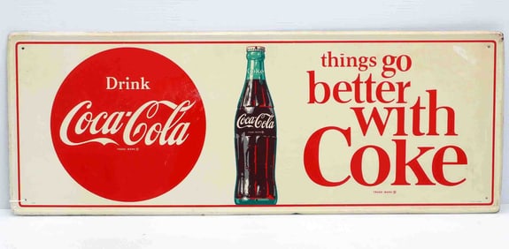 Drink Coca Cola, Things Go Better with Coke sign