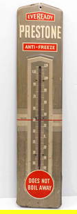 Eveready Prestone thermometer: 8"x36" SST Eveready Prestone 'Does Not Boil Away' thermometer - Good, works