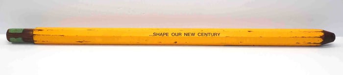 6'L wooden display pencil